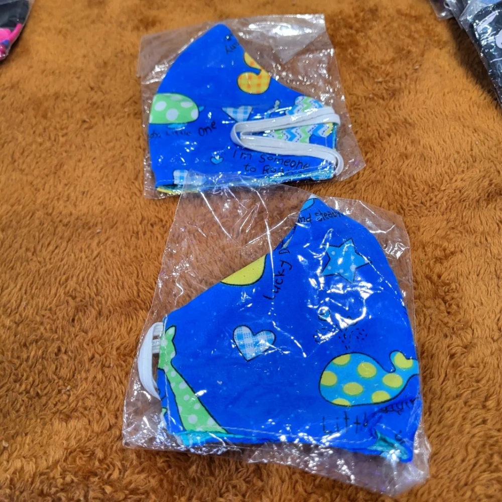 Reusable Child Face Mask 2pack Animals (4